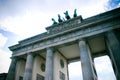 brandenburg gate, berlin Royalty Free Stock Photo