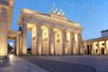 Brandenburg gate, Berlin Royalty Free Stock Photo