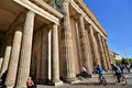 Brandenburg Gate in Berlin city, Germany Royalty Free Stock Photo