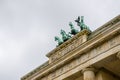 Brandenburg Gate in Berlin Royalty Free Stock Photo