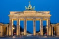 The Brandenburg Gate in Berlin Royalty Free Stock Photo