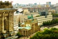 Brandenburg gate in Berlin, Germany or Federal Republic of Germany. Architectural monument in historic center of Berlin