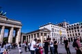 The Brandenburg Gate In Berlin Germany