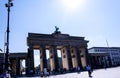 The Brandenburg Gate In Berlin Germany