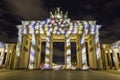 Berlin Brandenburg gate Brandenburger Tor at sunset Royalty Free Stock Photo