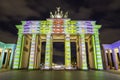 Berlin Brandenburg gate Brandenburger Tor at sunset Royalty Free Stock Photo