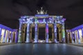 Berlin Brandenburg gate Brandenburger Tor at sunset Royalty Free Stock Photo