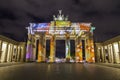 Berlin Brandenburg gate Brandenburger Tor at sunset Royalty Free Stock Photo