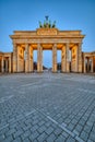 The Brandenburg Gate at dawn Royalty Free Stock Photo