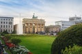 Brandenburg Gate and Fountain at Pariser Platz - Berlin, Germany