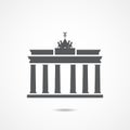 Brandenburg gate icon