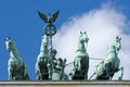 Brandenburg Gate Quadriga Royalty Free Stock Photo