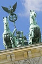 Brandenburg Gate Quadriga Royalty Free Stock Photo