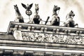 Brandenburg Gate Quadriga in Berlin, Germany Royalty Free Stock Photo