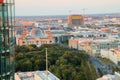 The Brandenburg Gate and Reichstag building Berlin at sunrise, Germany Royalty Free Stock Photo