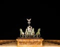 Brandenburg Gate statue Royalty Free Stock Photo