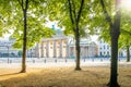 Brandenburg gate in summer day, Berlin Royalty Free Stock Photo
