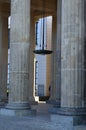 Brandenburg Gate at sunrise, Berlin, Germany Royalty Free Stock Photo