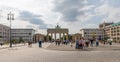 The Brandenburg Gate viewed from the Pariser Platz on the East side, Berlin