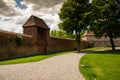 Brandenburg, Germany. Medieval city walls of Wittstock Dosse