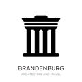 brandenburg icon in trendy design style. brandenburg icon isolated on white background. brandenburg vector icon simple and modern