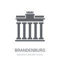 Brandenburg icon. Trendy Brandenburg logo concept on white background from Architecture and Travel collection