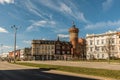 Brandenburg square in Cottbus Royalty Free Stock Photo