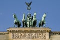 Brandenburger gate in berlin Royalty Free Stock Photo