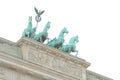 Brandenburger gate historical architecture Berlin Germany Royalty Free Stock Photo