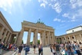 Brandenburger gate historical architecture Berlin Germany