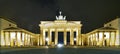 Brandenburger tor in berlin Royalty Free Stock Photo