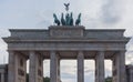 Brandenburger Tor Brandenburg Gate detail, Berlin Germany.