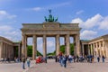 Branderburger Tor gates square Royalty Free Stock Photo