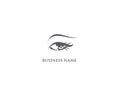 Branding Identity Corporate Eye Care vector logo design Royalty Free Stock Photo