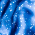 Christmas, New Years and Valentines Day blue abstract background, holidays card design, shiny snow glitter as winter season sale