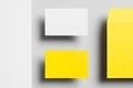 Branding / Stationery Mock-Up - Yellow & White.