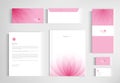 Branding template corporate company design, Set for business hotel, resort, spa, luxury premium, vector design EPS10 Royalty Free Stock Photo