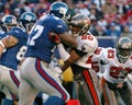 Brandon Jacobs and Ronde Barber Royalty Free Stock Photo