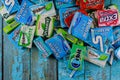 Brands Orbit, Extra, Eclipse, Freedent, Wrigley, Spearmint. Ttident, Stride, various brand chewing gum