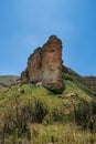 The Brandwag Buttress in Golden Gate Highlands National Park Royalty Free Stock Photo