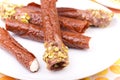 Brandy snaps Royalty Free Stock Photo