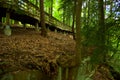 Brandy wine Falls Boardwalk Ohio Royalty Free Stock Photo