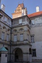 Brandys nad Labem, Czech Republic - January 31, 2021 - The massive chateau is a significant landmark of the town of BrandÃÂ½s