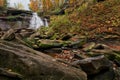Brandywine Falls in Autumn Royalty Free Stock Photo
