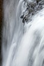 Brandywine Falls in Cuyahoga Valley National Park in northern Ohio Royalty Free Stock Photo