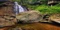 Brandywine Falls Panorama Royalty Free Stock Photo