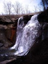 Brandywine Falls in Peninsula Ohio Royalty Free Stock Photo