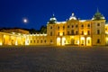The Branicki Palace at night in Bialystok Royalty Free Stock Photo