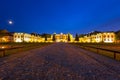 The Branicki Palace at night in Bialystok Royalty Free Stock Photo