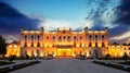 Branicki Palace at night